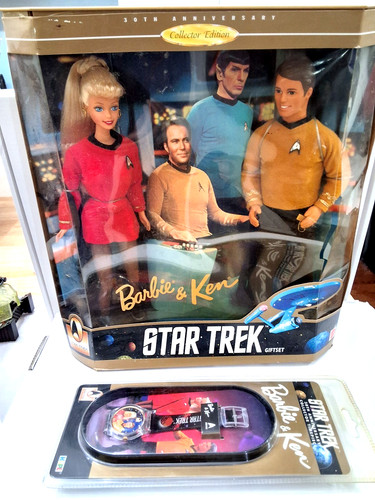 Mattel star trek barbie ken - trek,