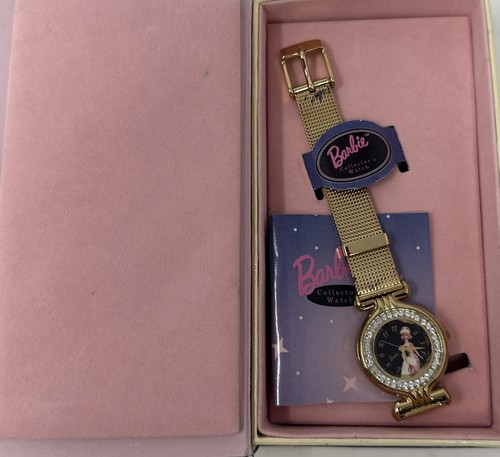 Barbie collector watch gold - barbie,